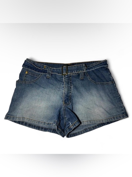 No Boundaries Pants - Vintage Y2K No Boundaries blue denim micro shorts with belt Junior Size 11🪷